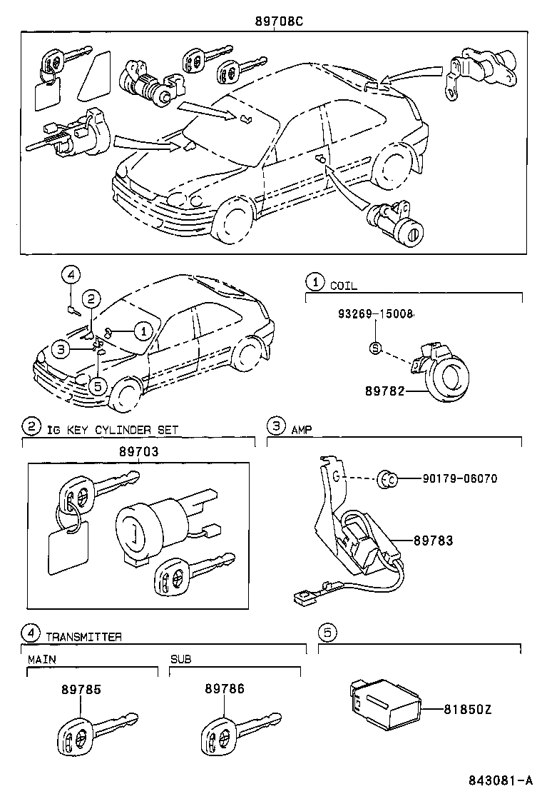 89780-02010 COMPUTER ASSY, TRANSPONDER KEY product image
