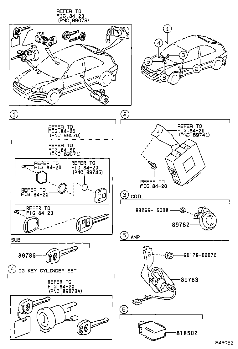 89780-02010 COMPUTER ASSY, TRANSPONDER KEY product image