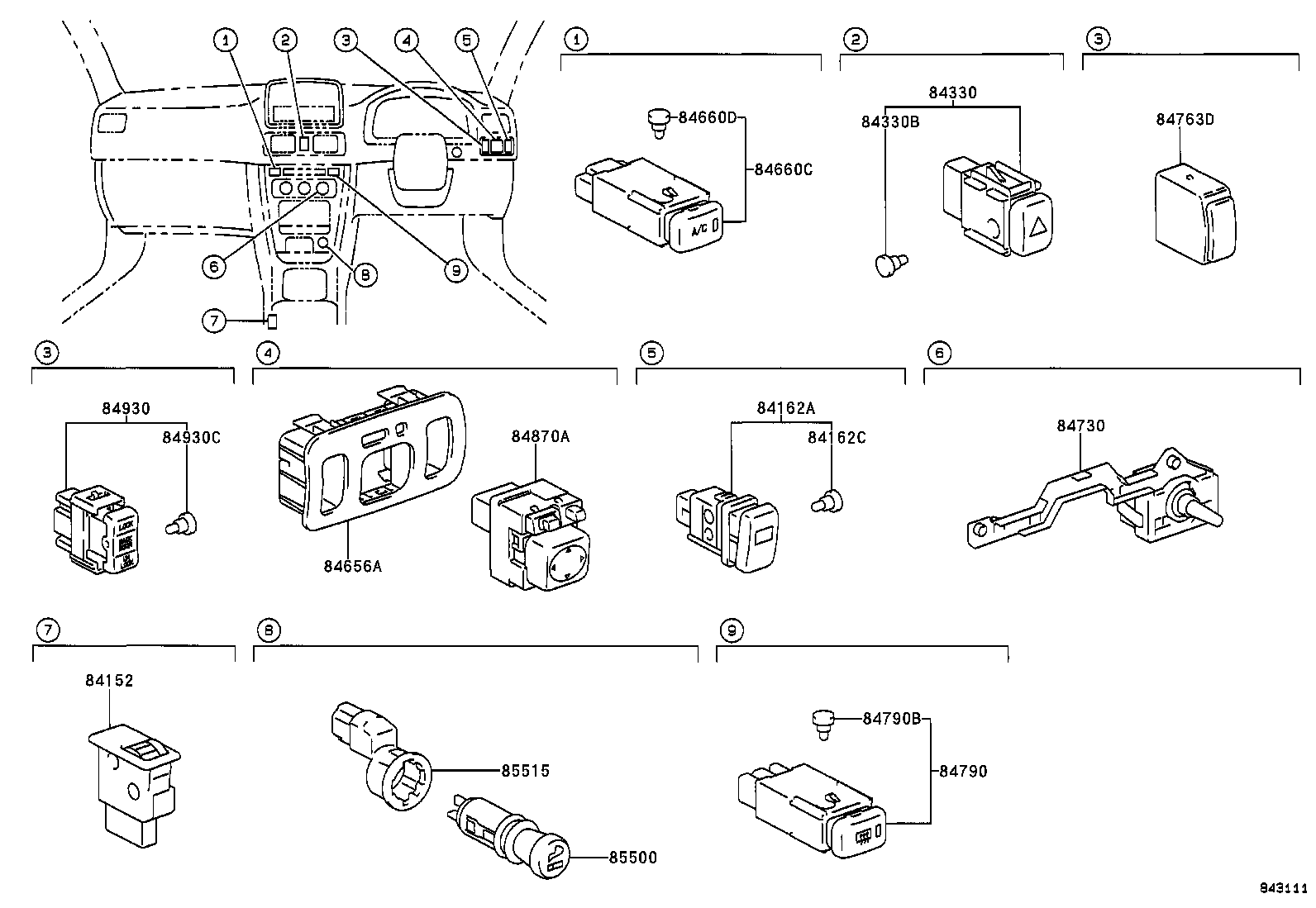 81980-05020 FLASHER ASSY, TURN SIGNAL product image