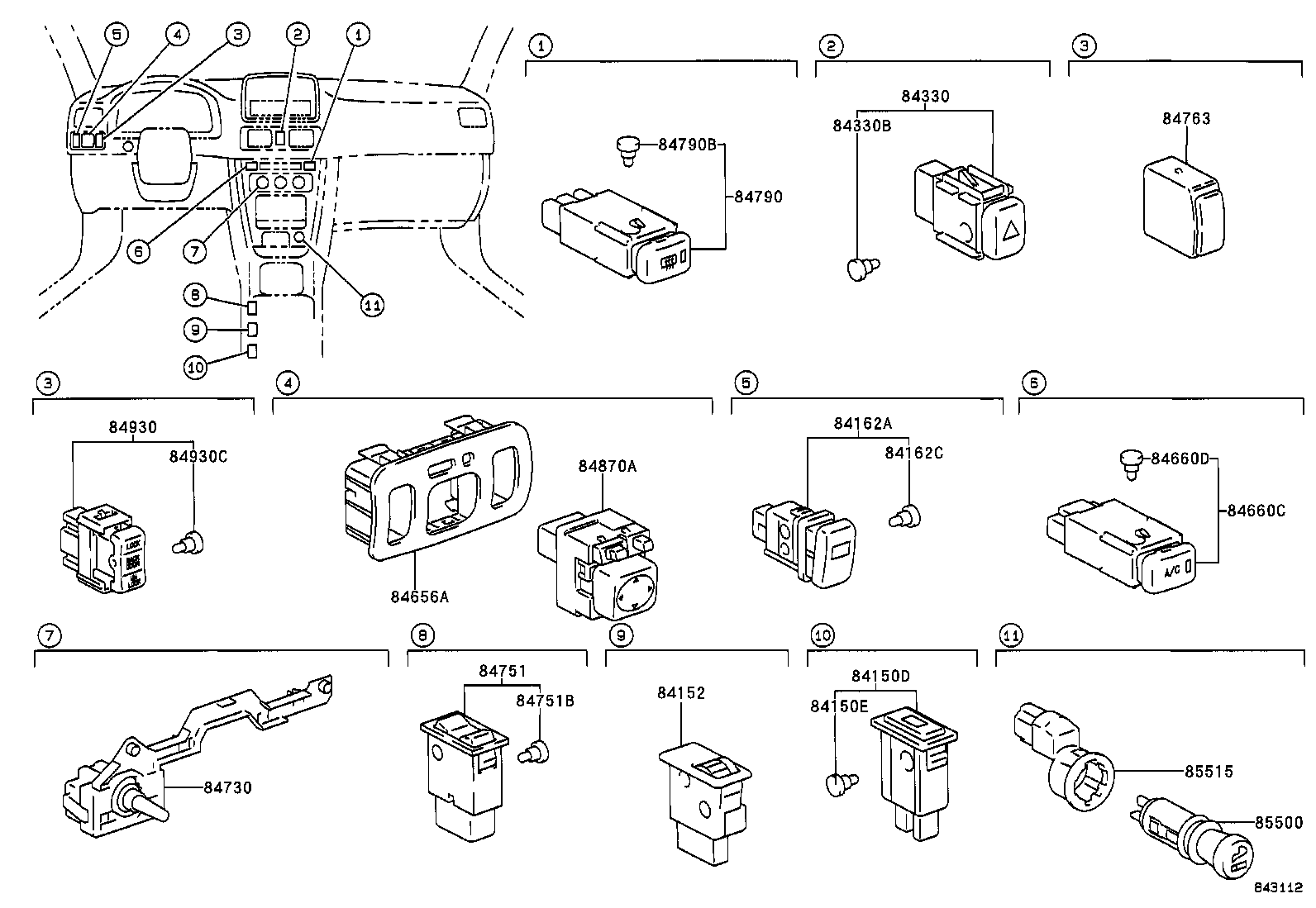 81980-05020 FLASHER ASSY, TURN SIGNAL product image