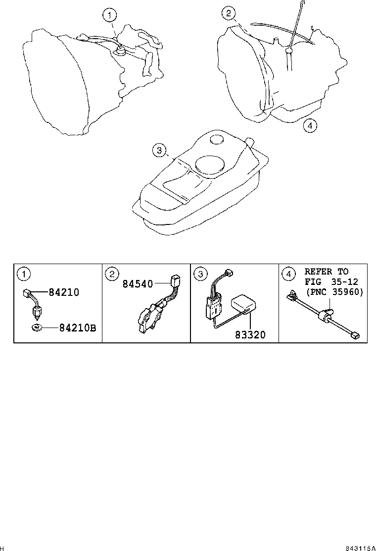 89560-87441 COMPUTER, ENGINE CONTROL product image