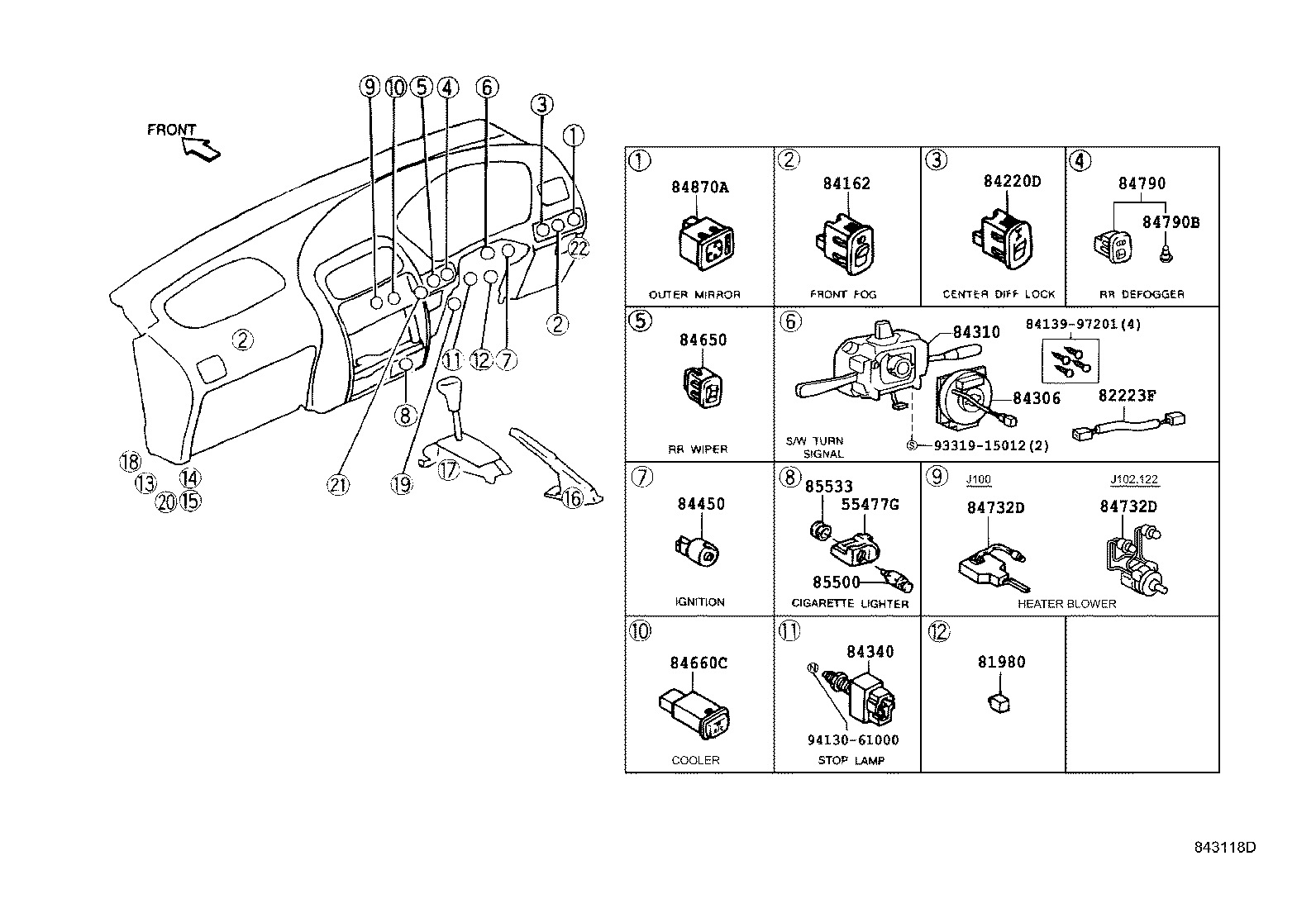 89560-87441 COMPUTER, ENGINE CONTROL product image