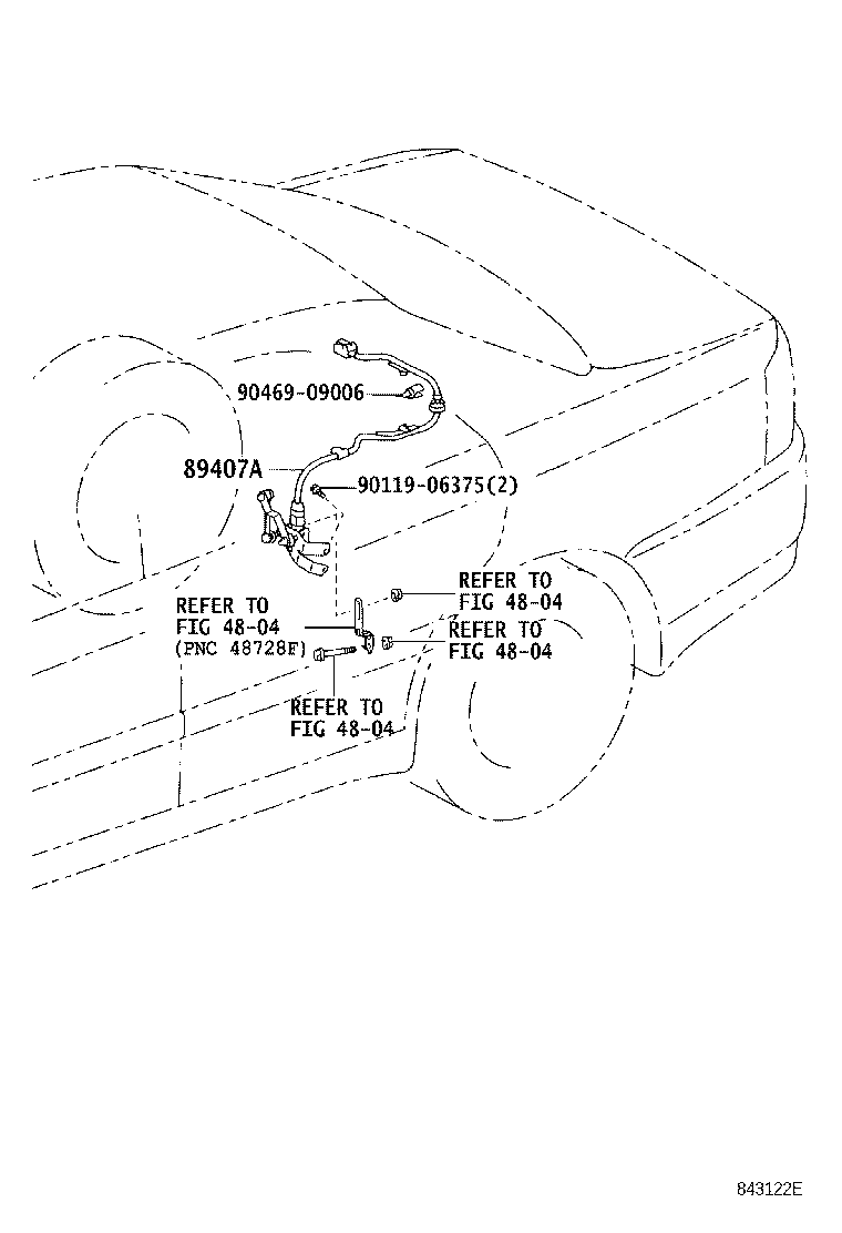89407-30061 SENSOR SUB-ASSY, HEIGHT CONTROL, REAR RH product image