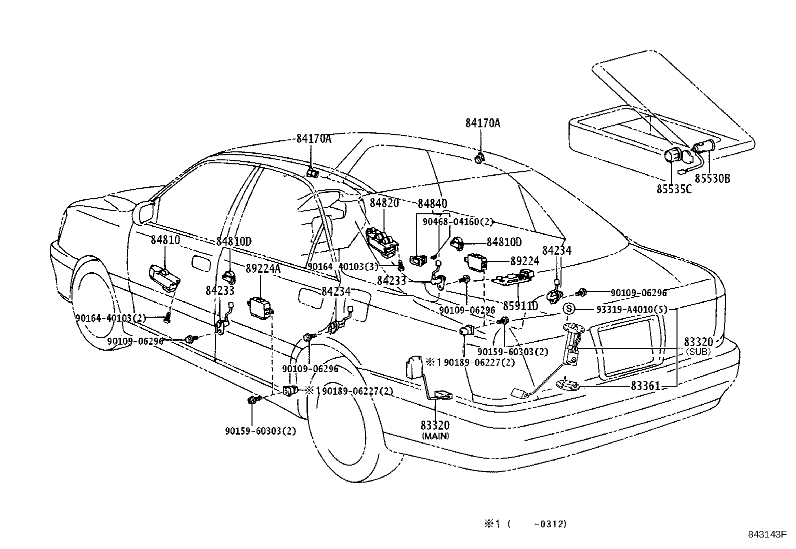 55912-30060 HOUSING, HEATER CONTROL product image