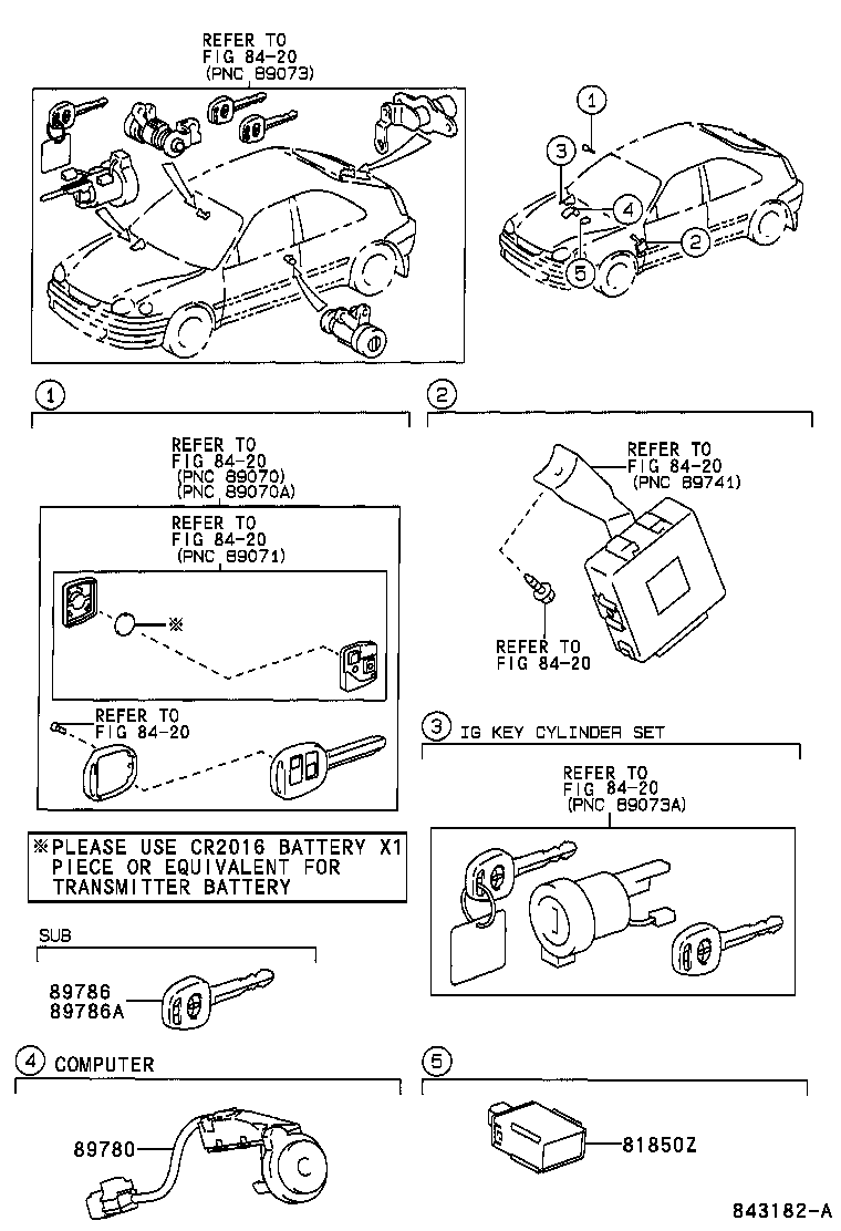 89780-02010 COMPUTER ASSY, TRANSPONDER KEY product image