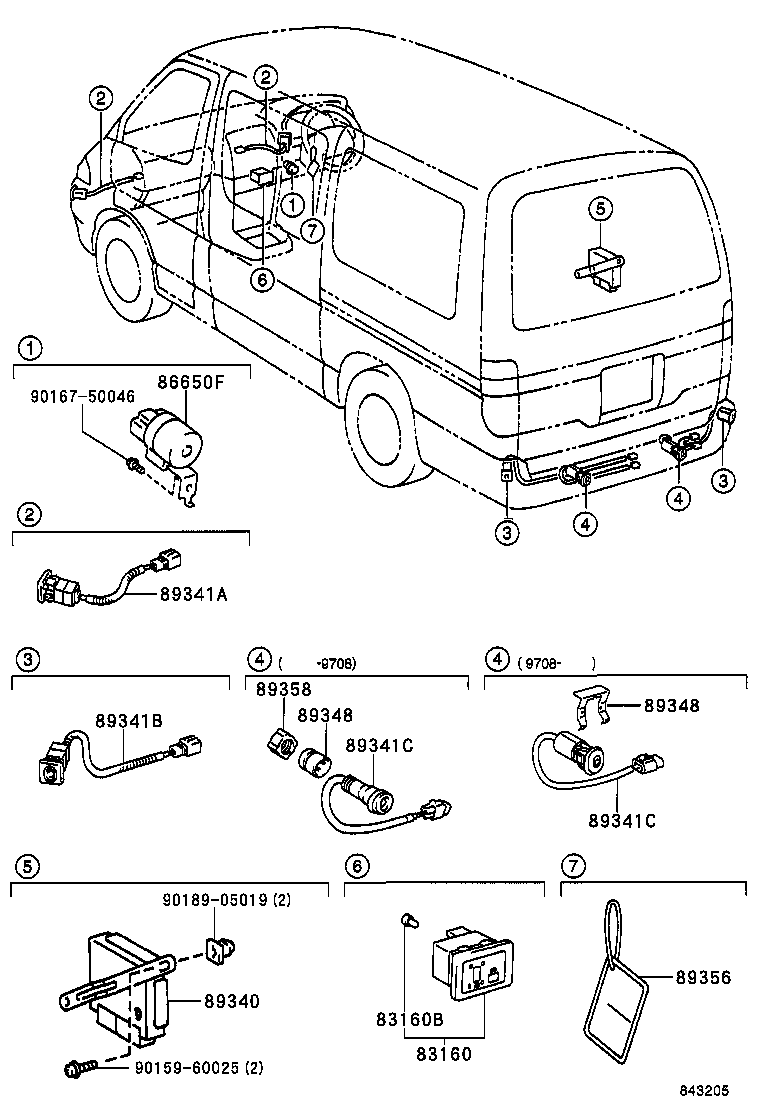 83160-26011 INDICATOR ASSY, CLEARANCE WARNING product image
