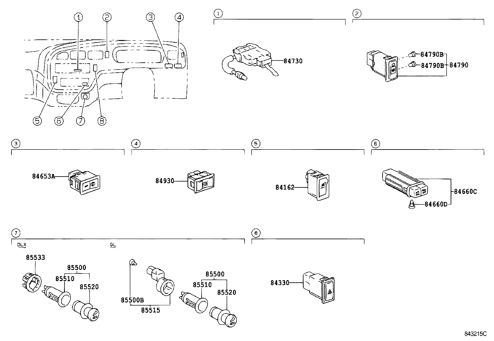83320-0B050 GAGE ASSY, FUEL SENDER product image