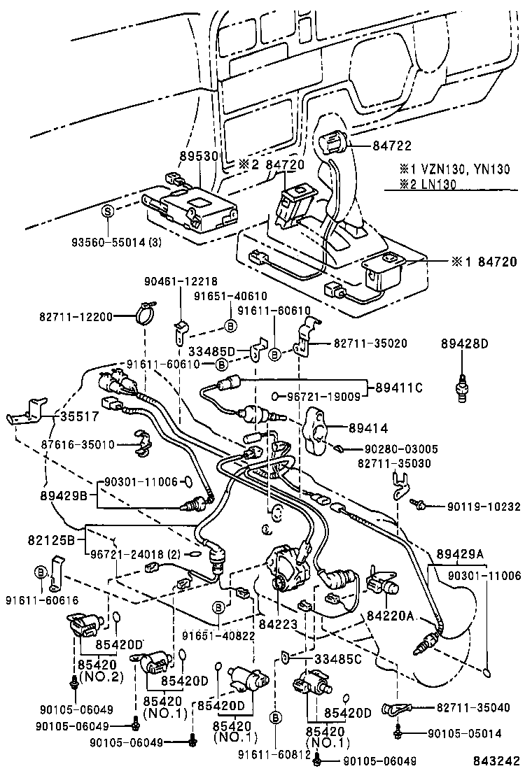 82125-35101 WIRE, TRANSMISSION product image