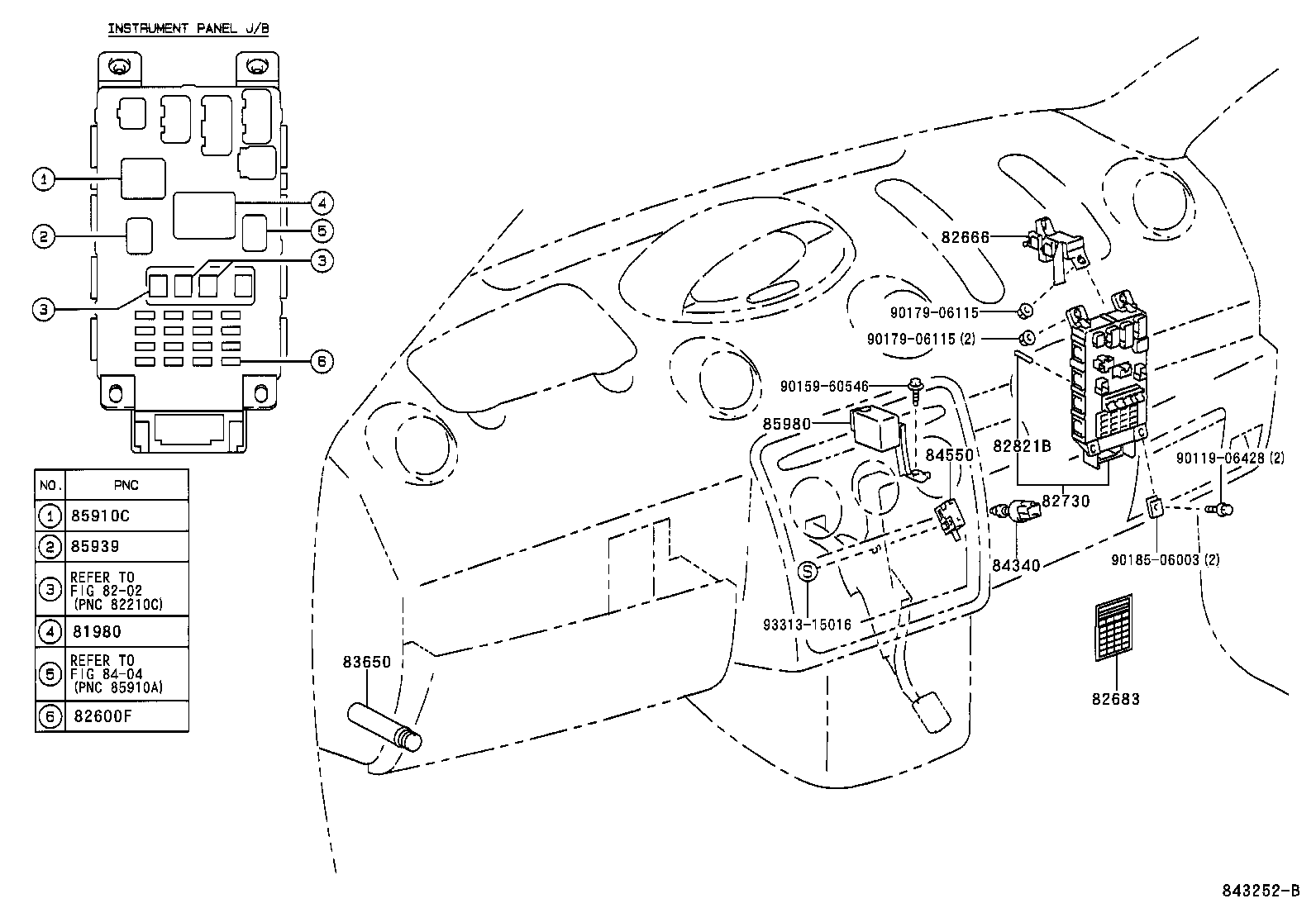 84165-52030 SWITCH, REAR FOG LAMP product image