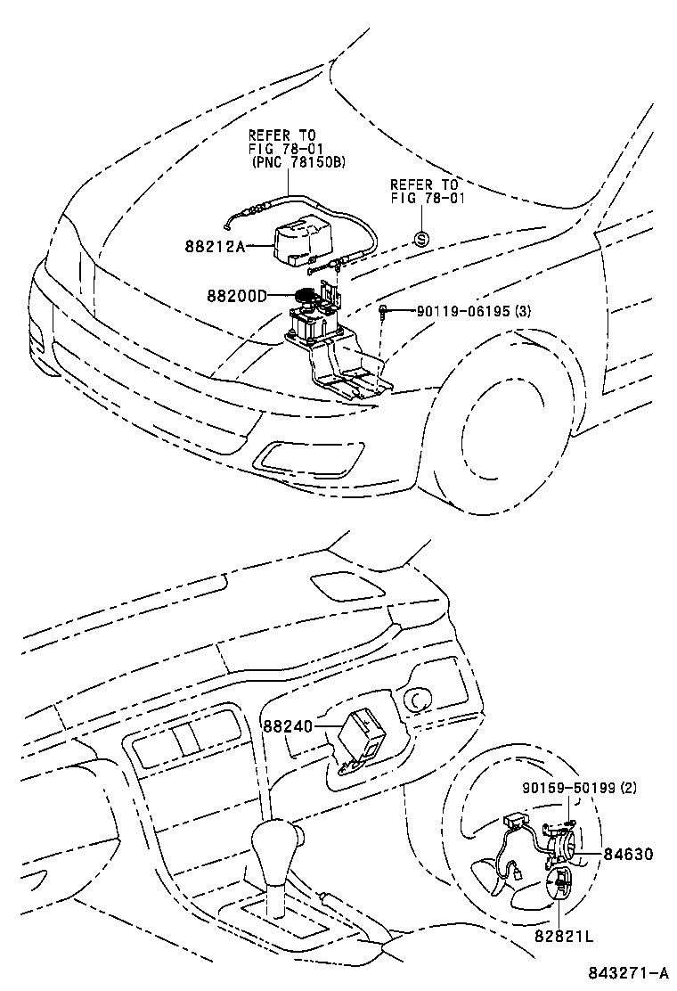 88240-07050 COMPUTER ASSY, CRUISE CONTROL product image