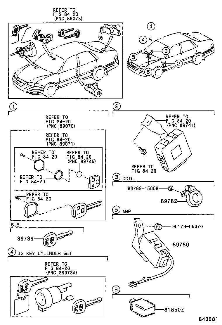 89780-12110 COMPUTER ASSY, TRANSPONDER KEY product image