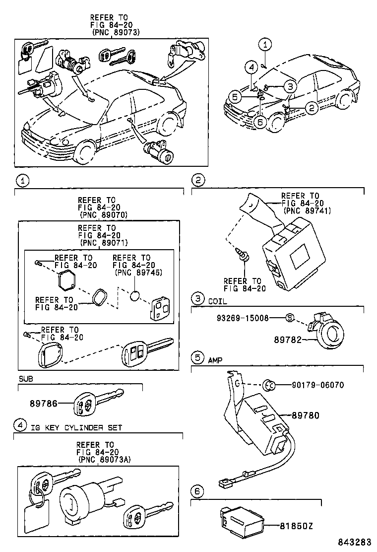 89780-02010 COMPUTER ASSY, TRANSPONDER KEY product image
