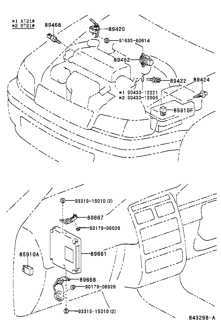 89458-32010 SENSOR, FUEL PRESSURE product image