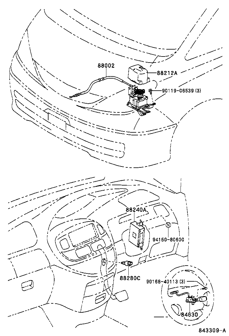 88002-28110 CRUISE CONTROL(AUTO DRIVE) SET product image
