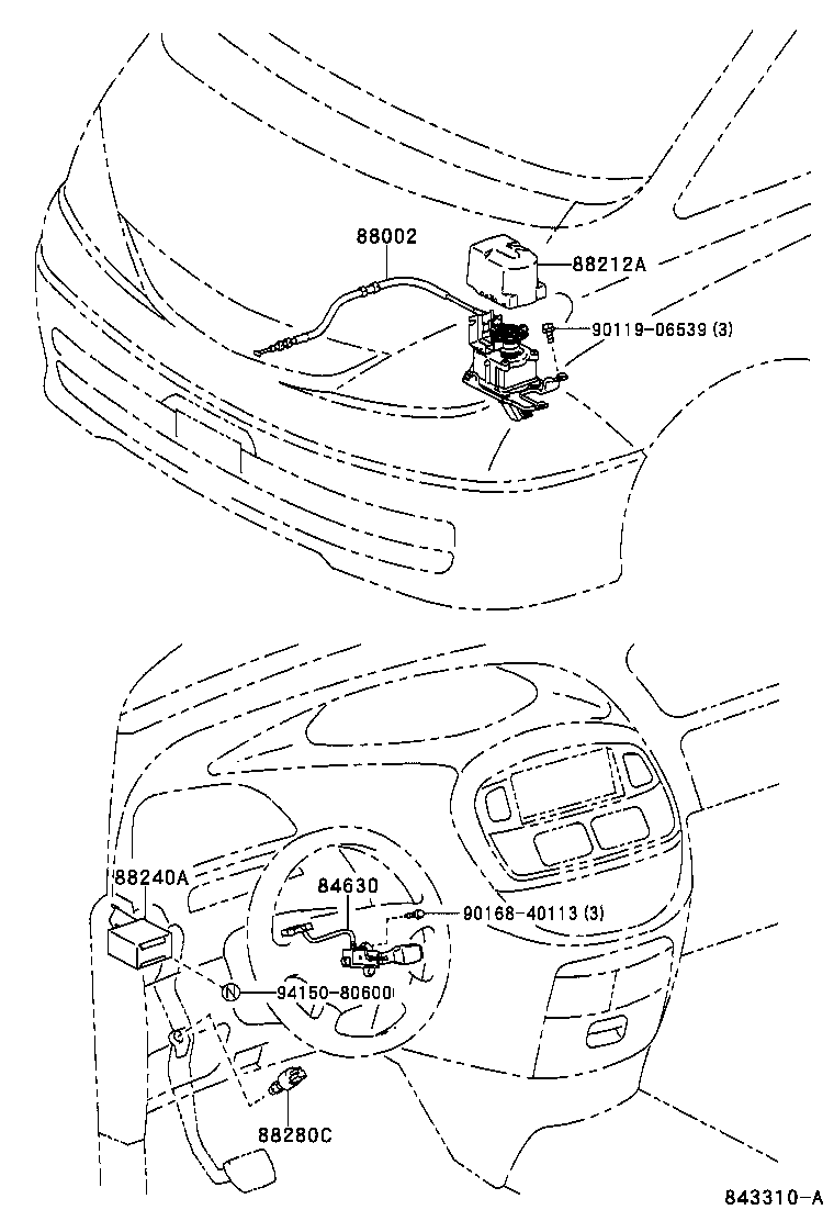 88002-28110 CRUISE CONTROL(AUTO DRIVE) SET product image