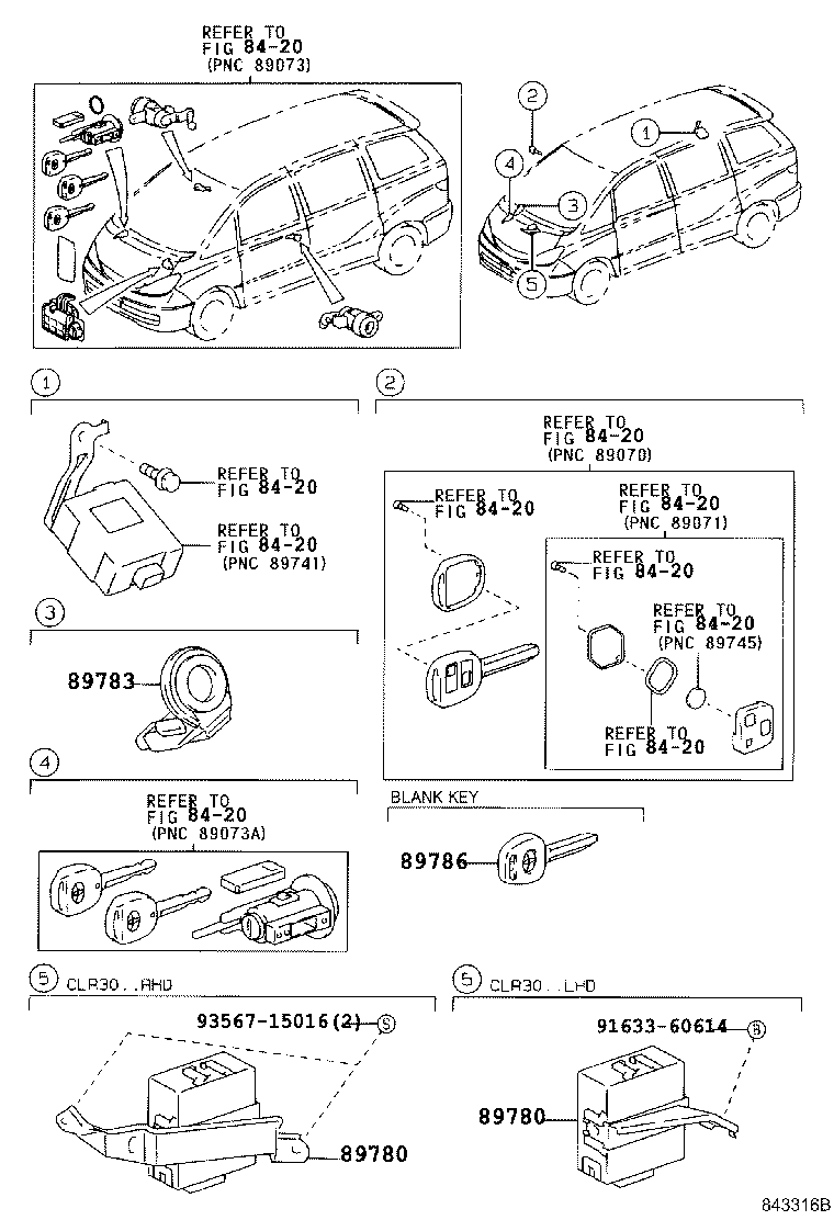 89780-28040 COMPUTER ASSY, TRANSPONDER KEY product image