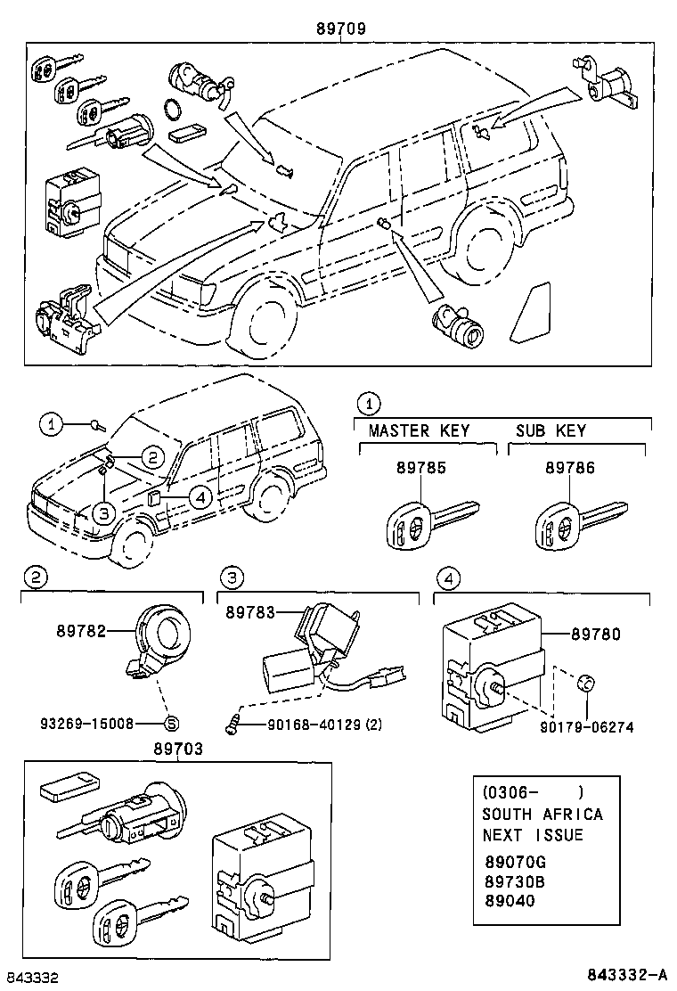 89780-38010 COMPUTER ASSY, TRANSPONDER KEY product image