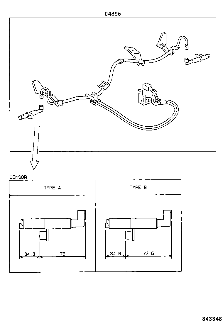 88269-37010 BRACKET, SKID CONTROL COMPUTER product image