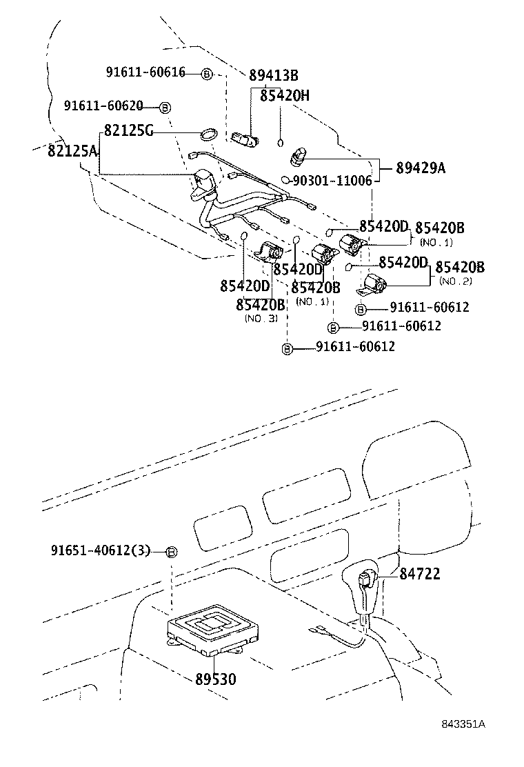 89530-65030 COMPUTER ASSY, TRANSMISSION CONTROL product image