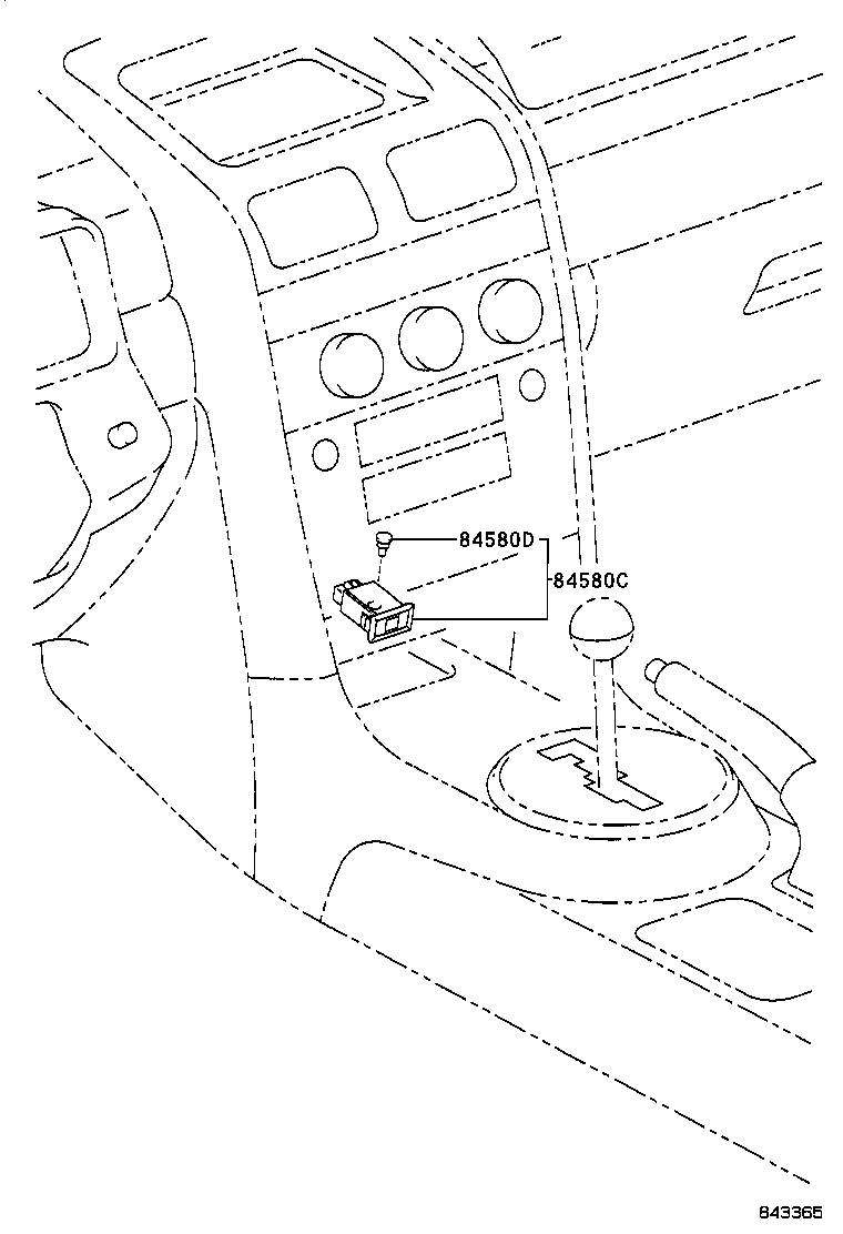 84580-53040 SWITCH ASSY, THROTTLE POSITION product image