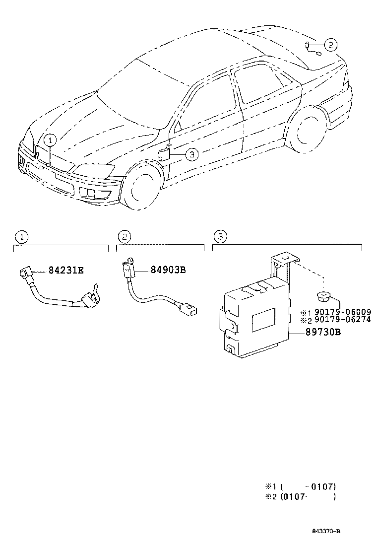 Toyota 89786-50040 TRANSMITTER, TRANSPONDER CUT KEY SUB