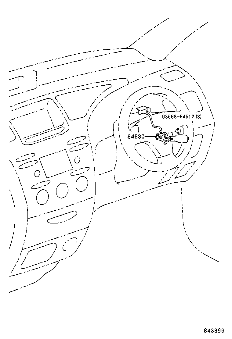 84630-47010 SWITCH ASSY, CRUISE CONTROL MAIN product image