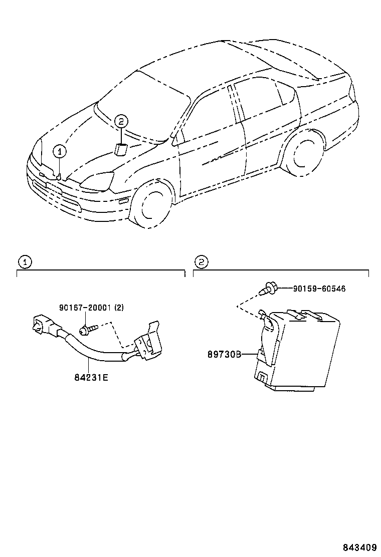 89730-47010 COMPUTER ASSY, THEFT WARNING product image