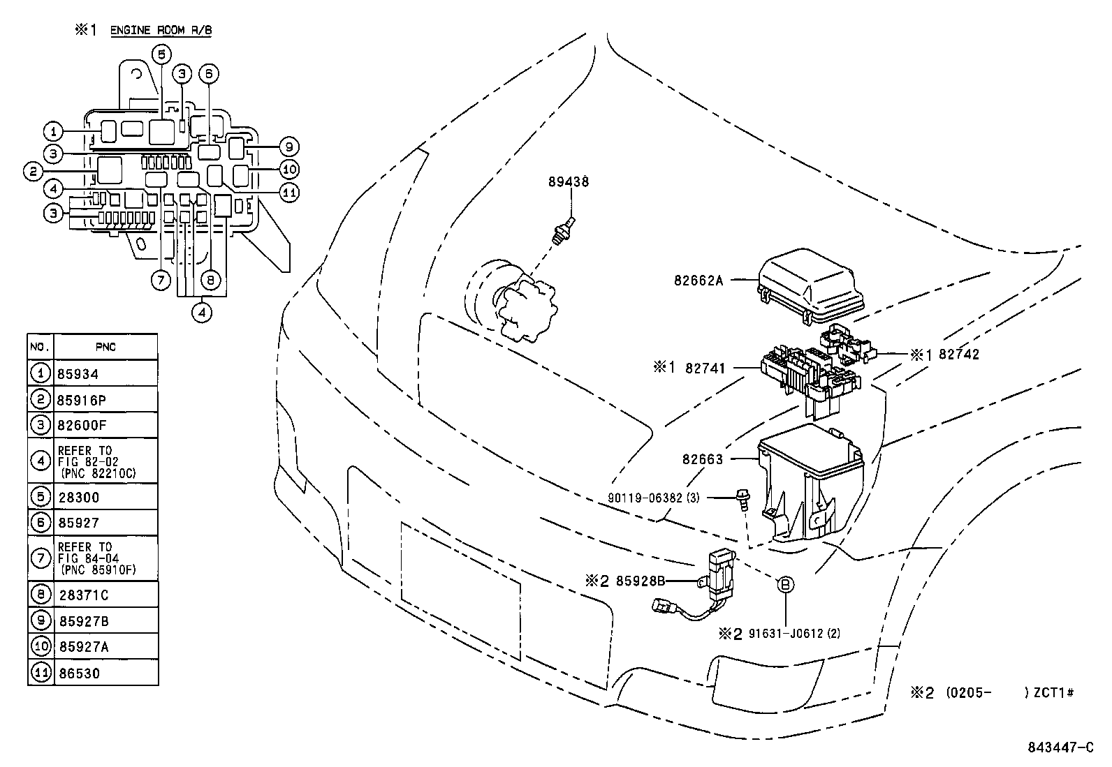 84040-28050 MASTER SWITCH ASSY, POWER WINDOW REGULATOR product image