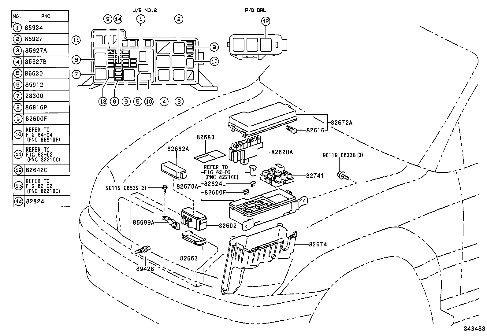 82620-48010 BLOCK ASSY, FUSIBLE LINK product image