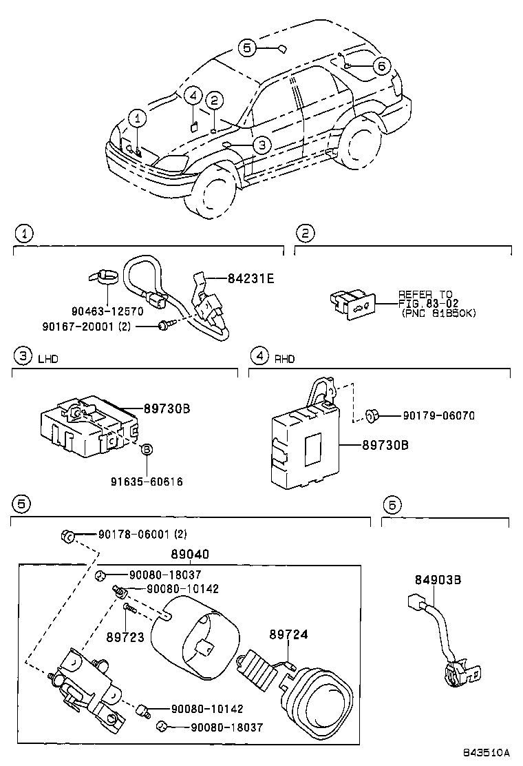 89730-48010 COMPUTER ASSY, THEFT WARNING product image