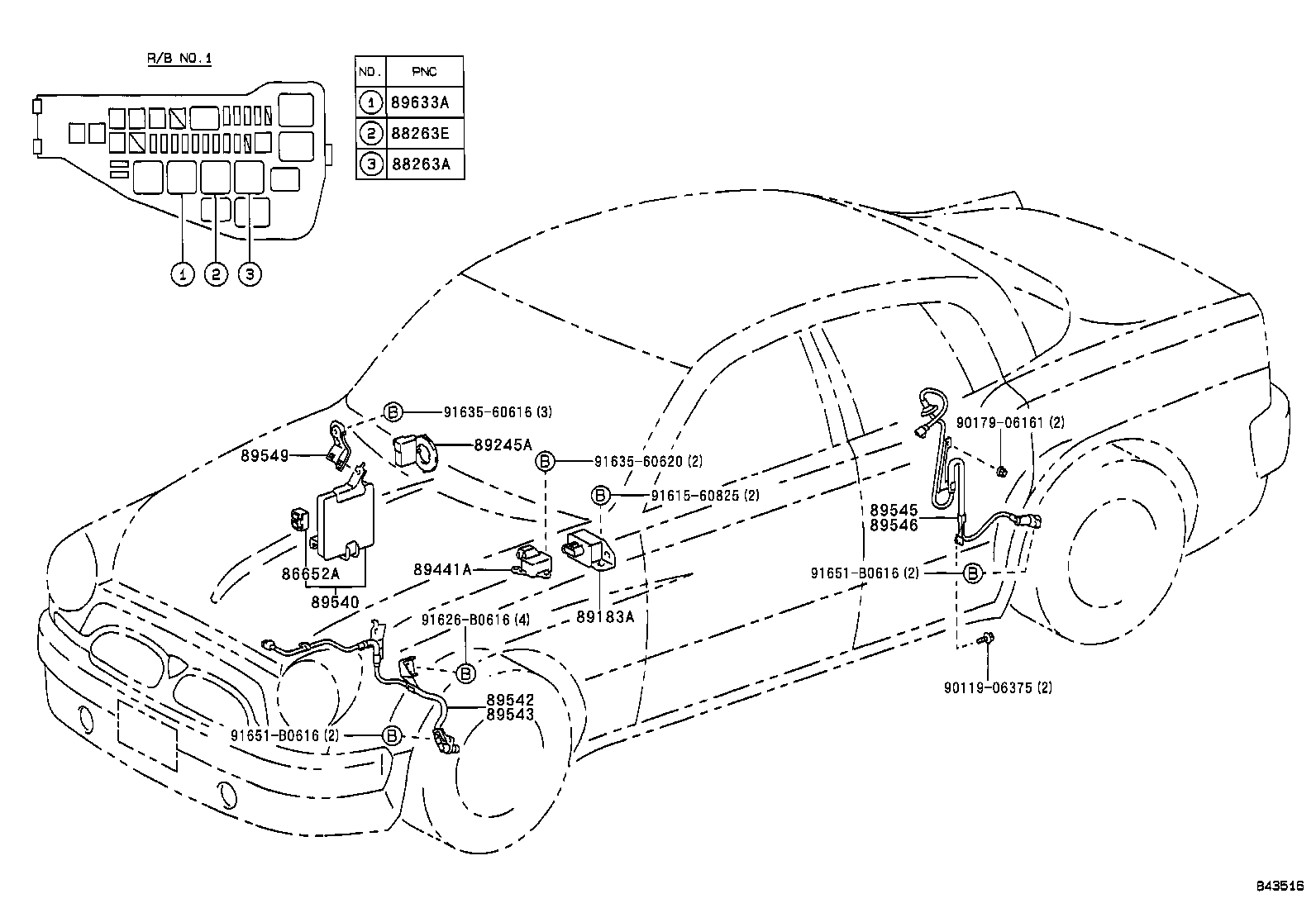 89540-51040 COMPUTER ASSY, SKID CONTROL product image