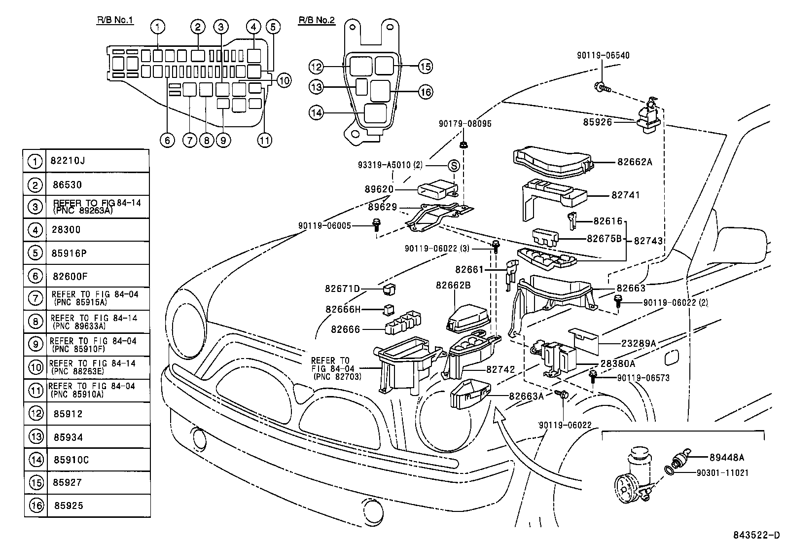 55905-51070 KNOB SUB-ASSY, CONTROL, NO.1 product image