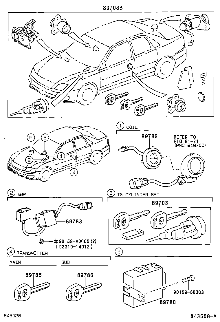 89780-41020 COMPUTER ASSY, TRANSPONDER KEY product image