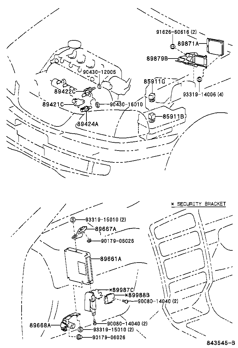 89421-60030 SENSOR, TURBO PRESSURE (FOR DIESEL TURBO) product image
