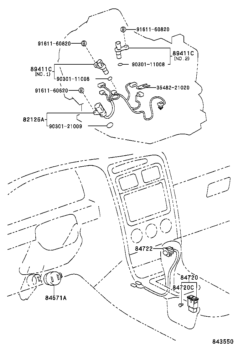 89413-20020 SENSOR, SPEED product image