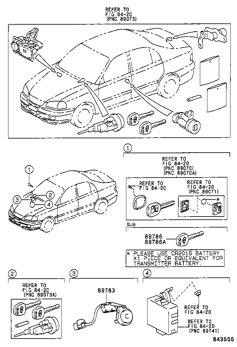 89780-05020 COMPUTER ASSY, TRANSPONDER KEY product image