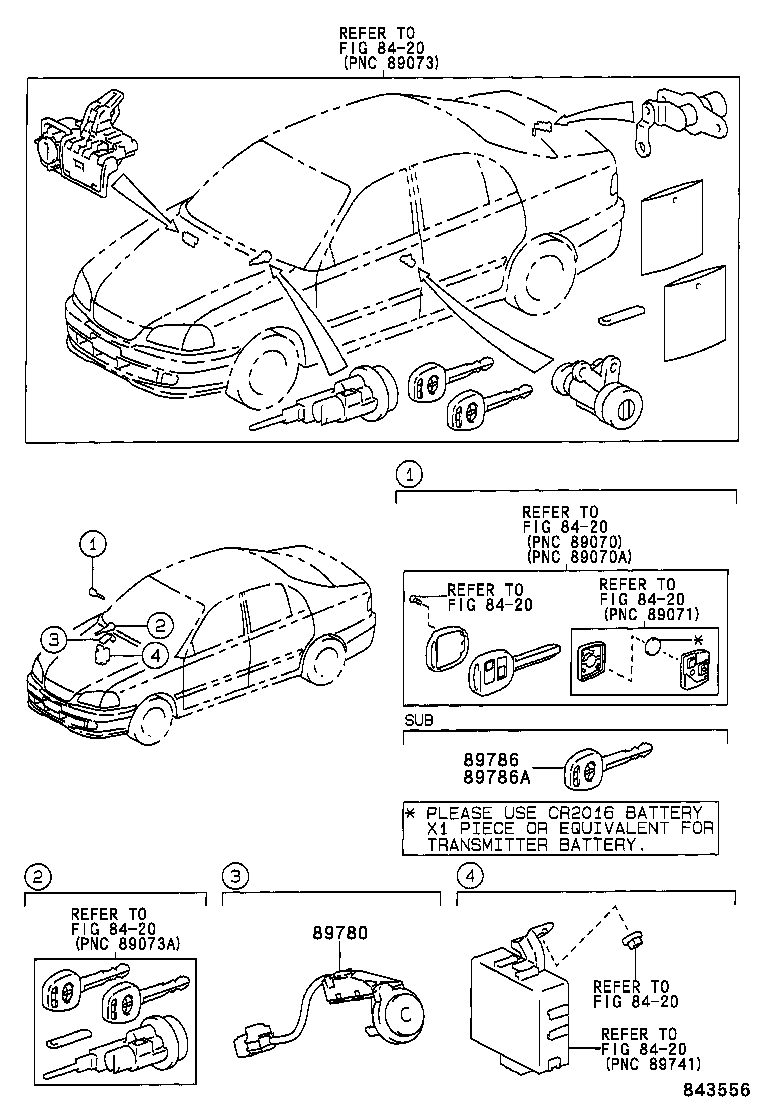 89780-05020 COMPUTER ASSY, TRANSPONDER KEY product image