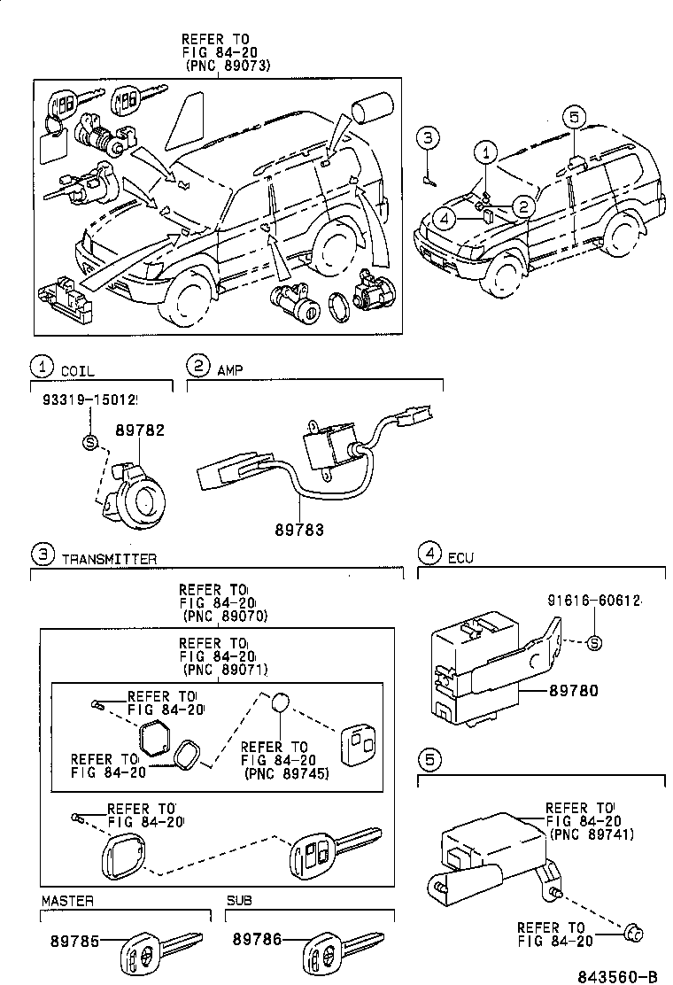 89783-60080 AMPLIFIER, TRANSPONDER KEY product image