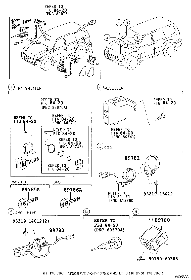 89780-60290 COMPUTER ASSY, TRANSPONDER KEY product image