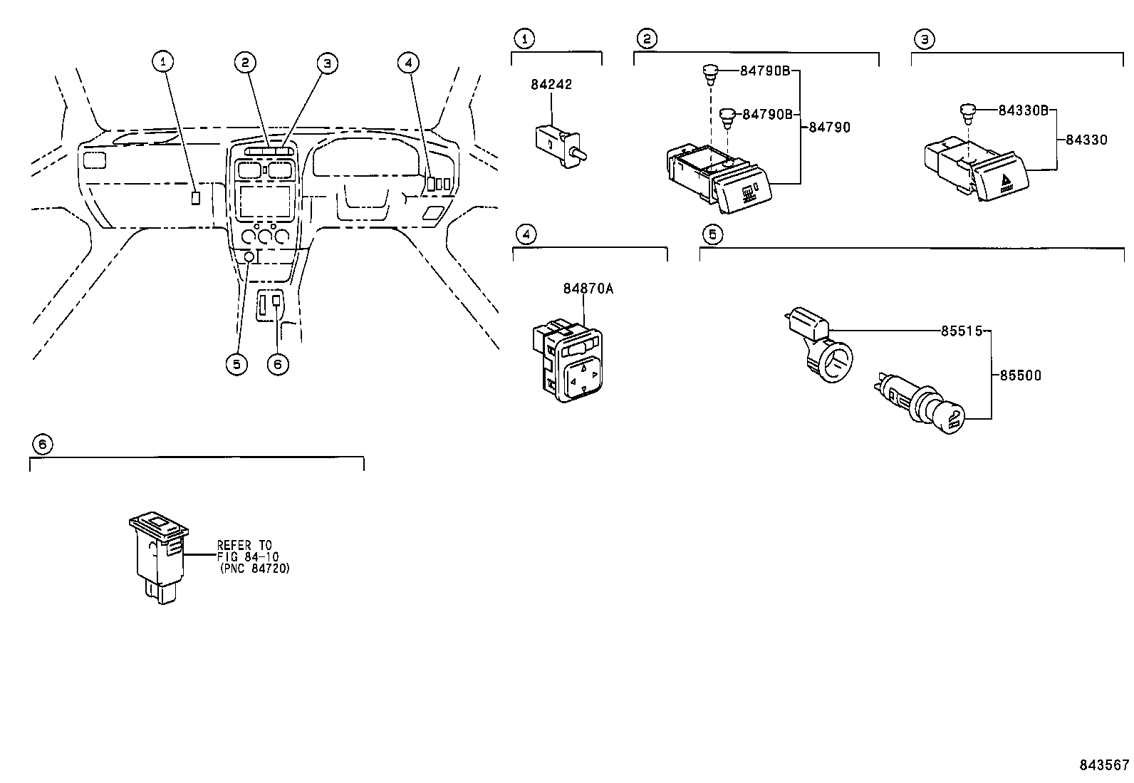 84306-05040 CABLE SUB-ASSY, SPIRAL product image