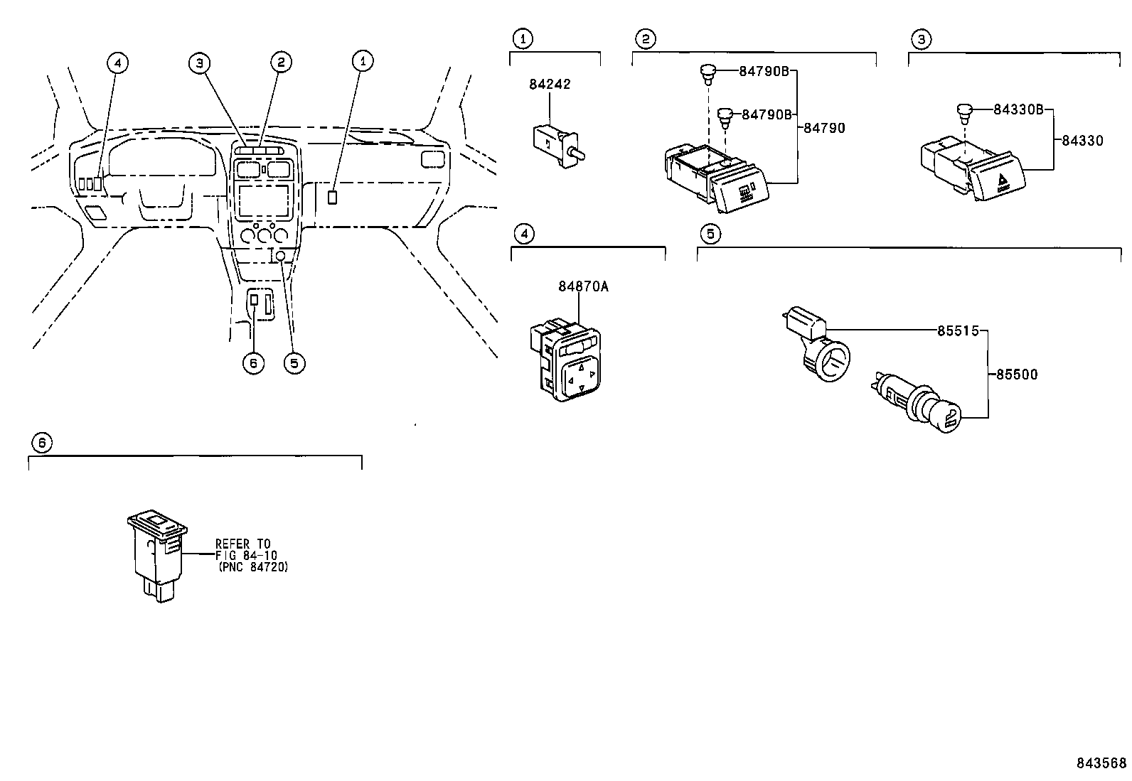 84306-05040 CABLE SUB-ASSY, SPIRAL product image