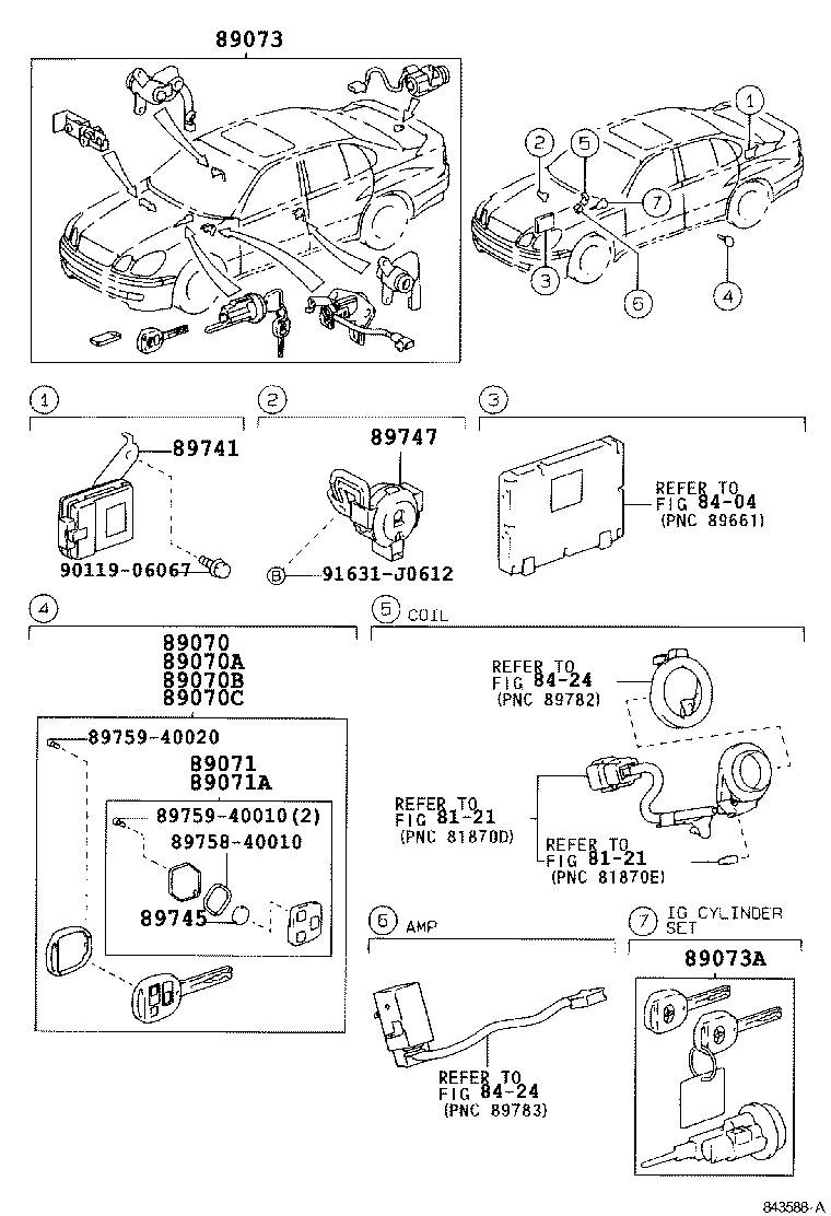 89741-30241 RECEIVER, DOOR CONTROL product image