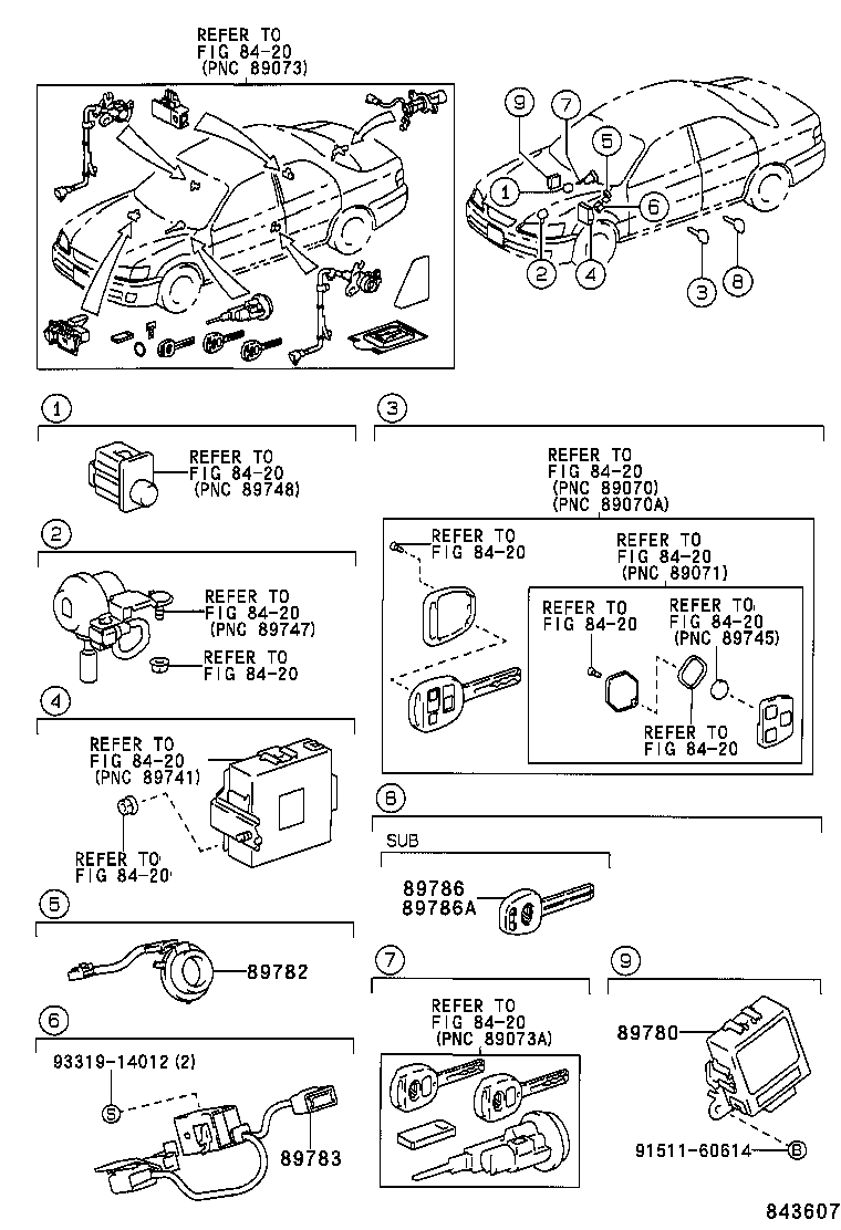 89780-33030 COMPUTER ASSY, TRANSPONDER KEY product image