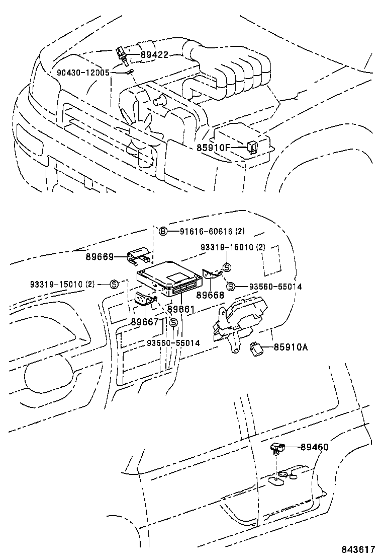 89460-35010 SENSOR ASSY, VAPOR PRESSURE product image