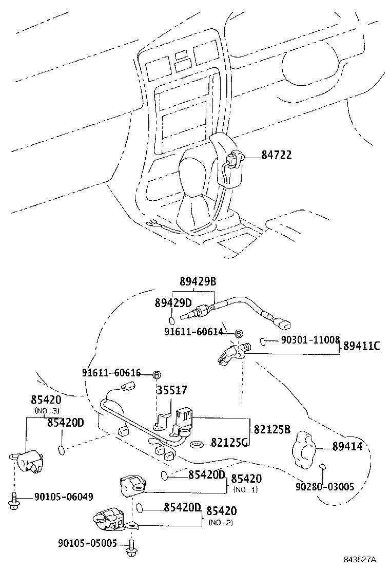 82125-60480 WIRE, TRANSMISSION product image
