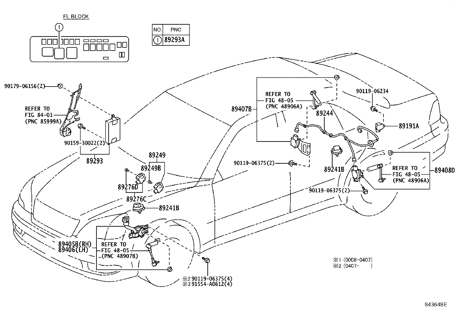 Toyota 89249-50020 SWITCH, ABSORBER CONTROL