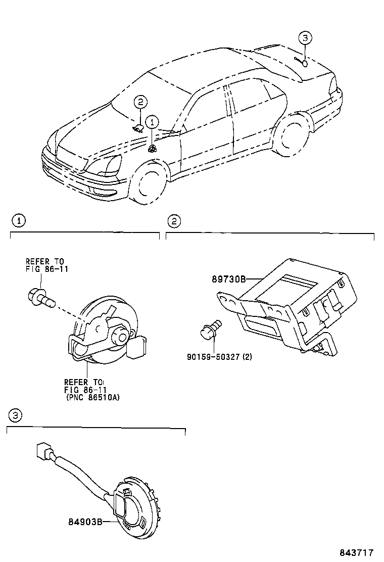 89730-50102 COMPUTER ASSY, THEFT WARNING product image