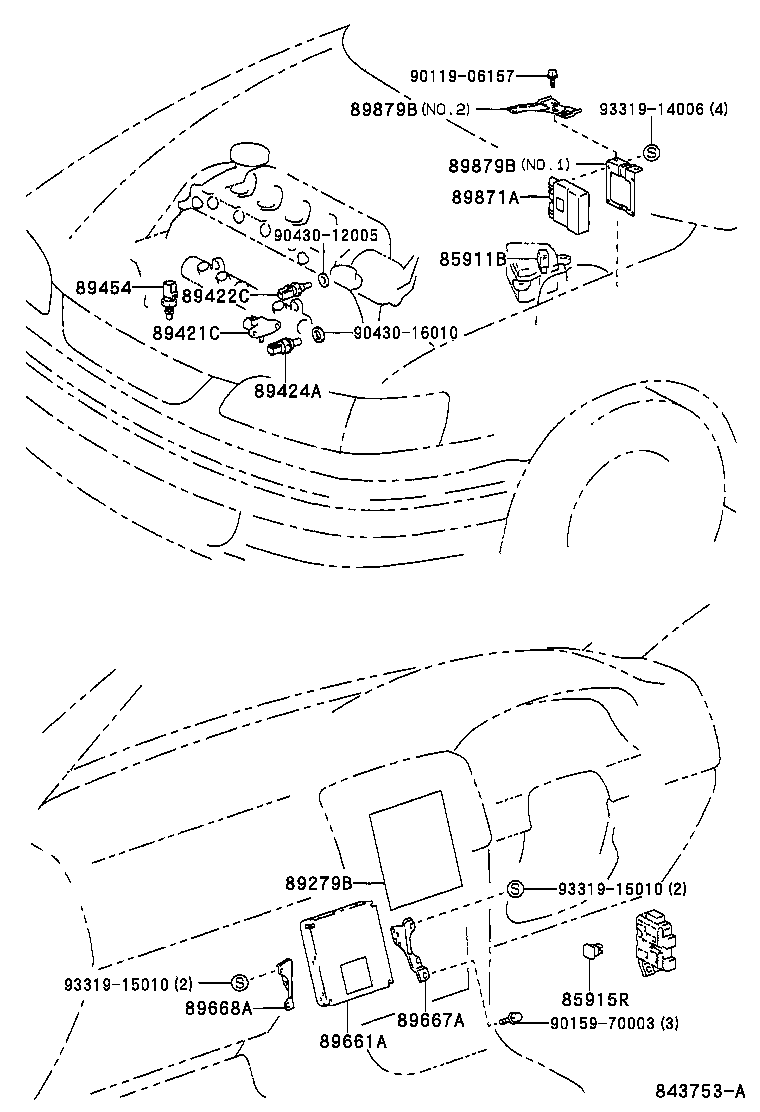 89452-28090 SENSOR, THROTTLE POSITION product image