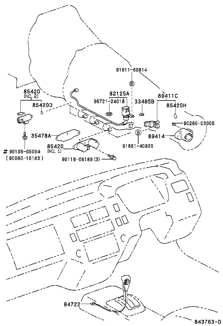 89530-38010 COMPUTER ASSY, TRANSMISSION CONTROL product image
