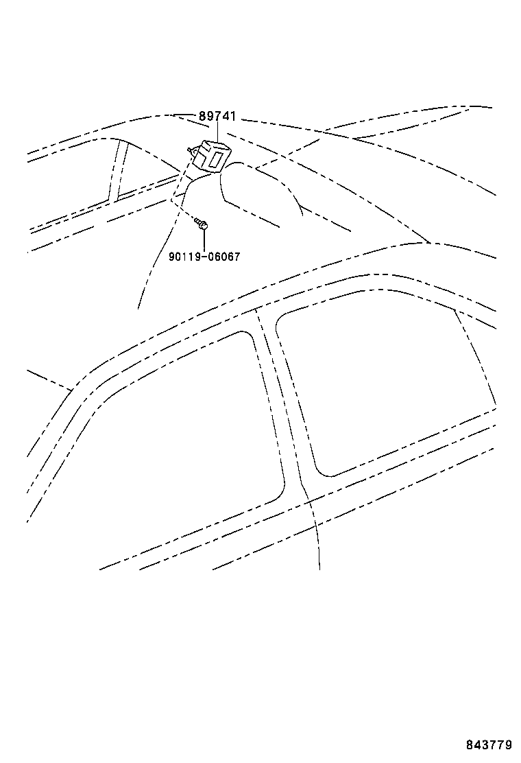 89741-22071 RECEIVER, DOOR CONTROL product image